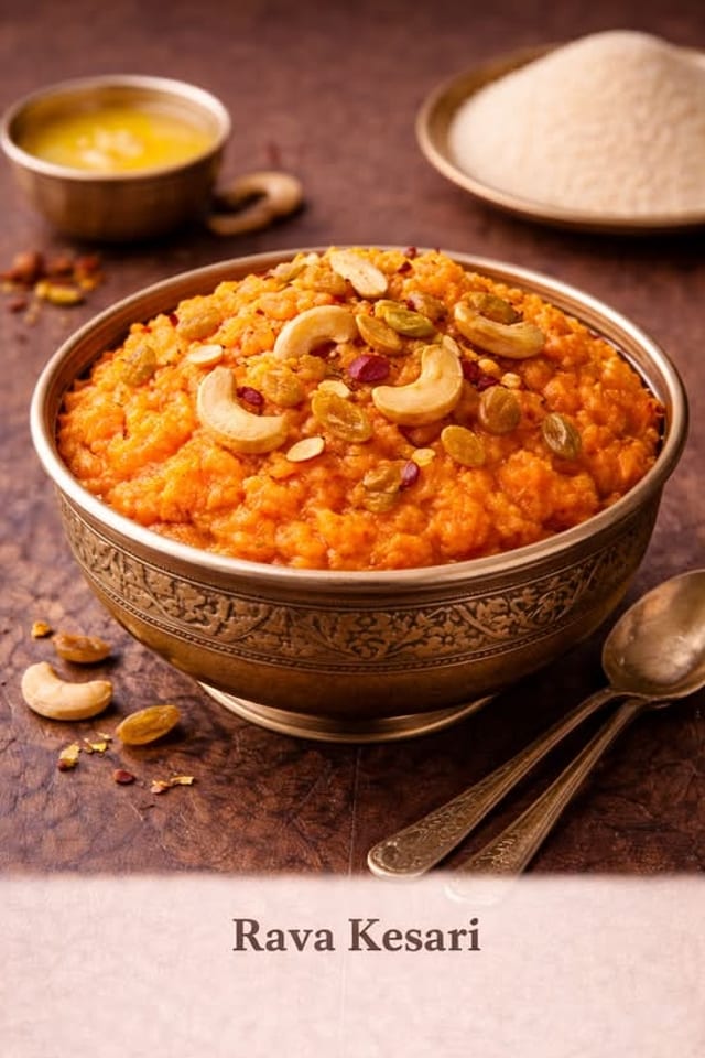 HALF - RAVA KESARI.